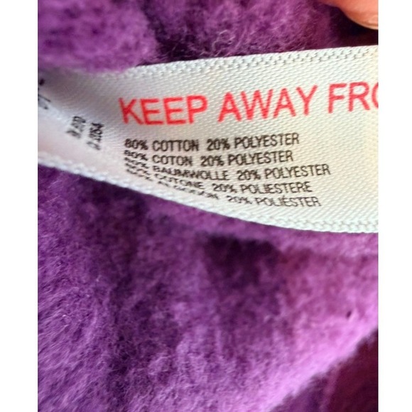 Free People Movement Birdie Sweatshirt Womens L Purple FP Movement Pockets - Picture 11 of 13